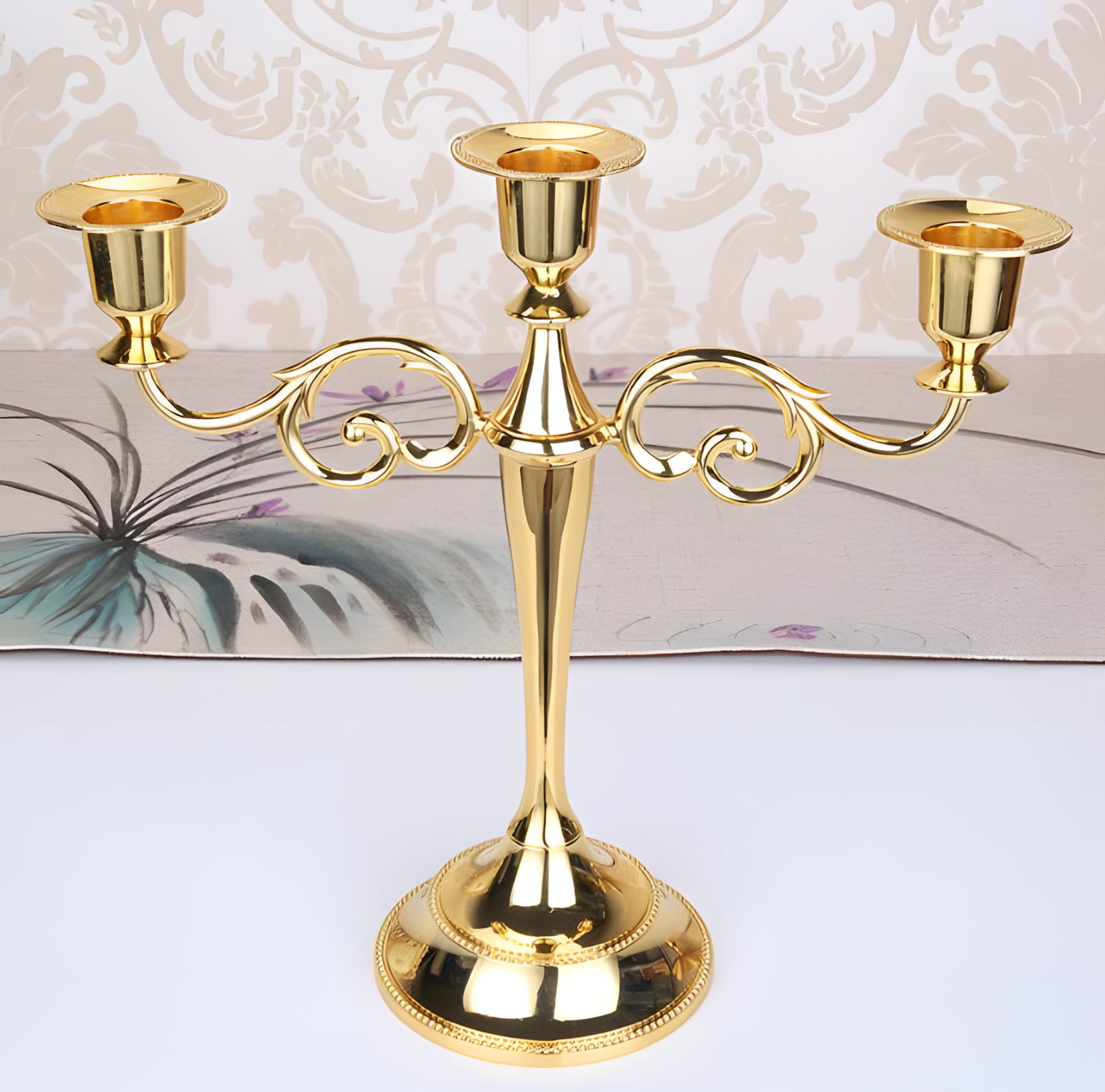 Retro Radiance Candle Stand