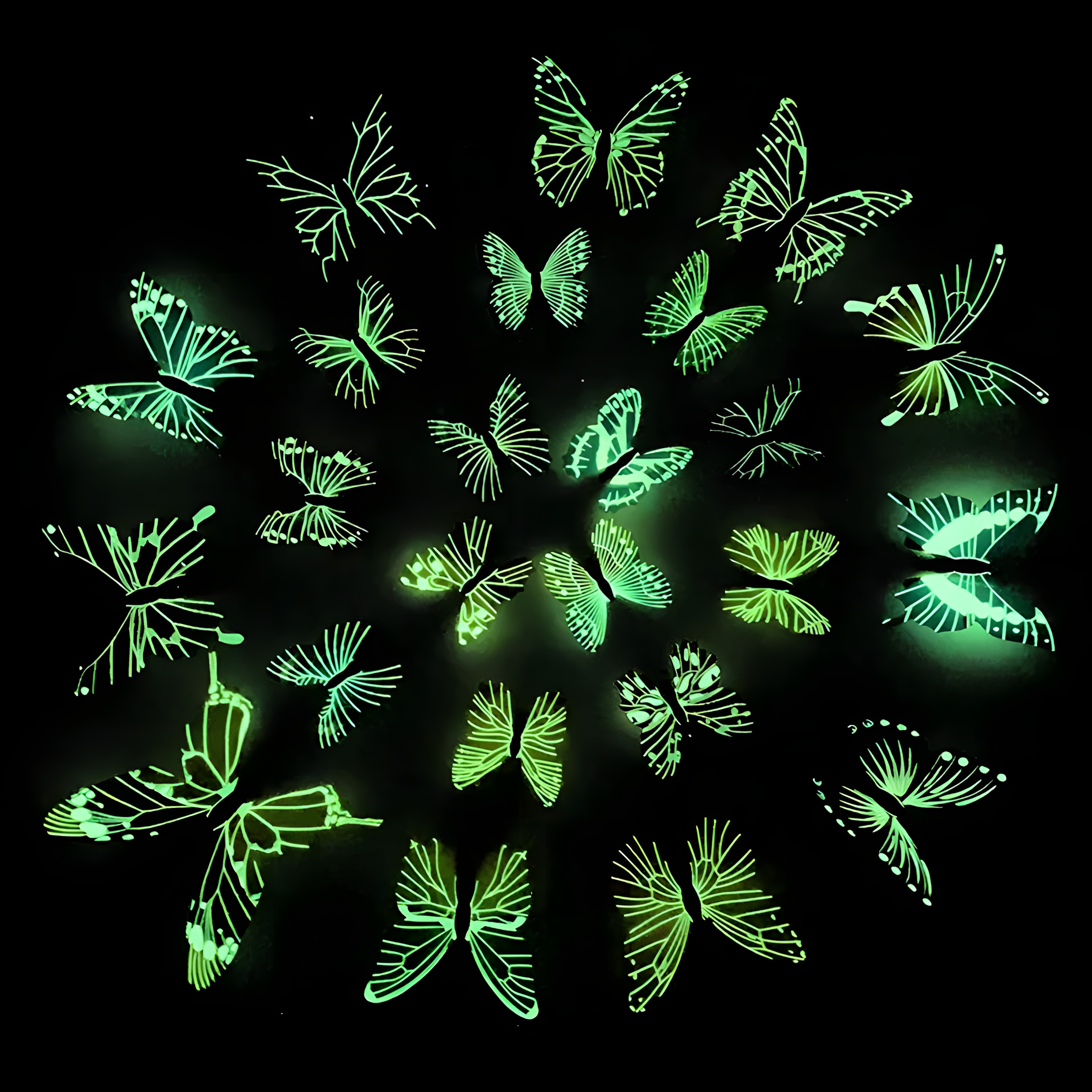 GlowGlide Butterflies