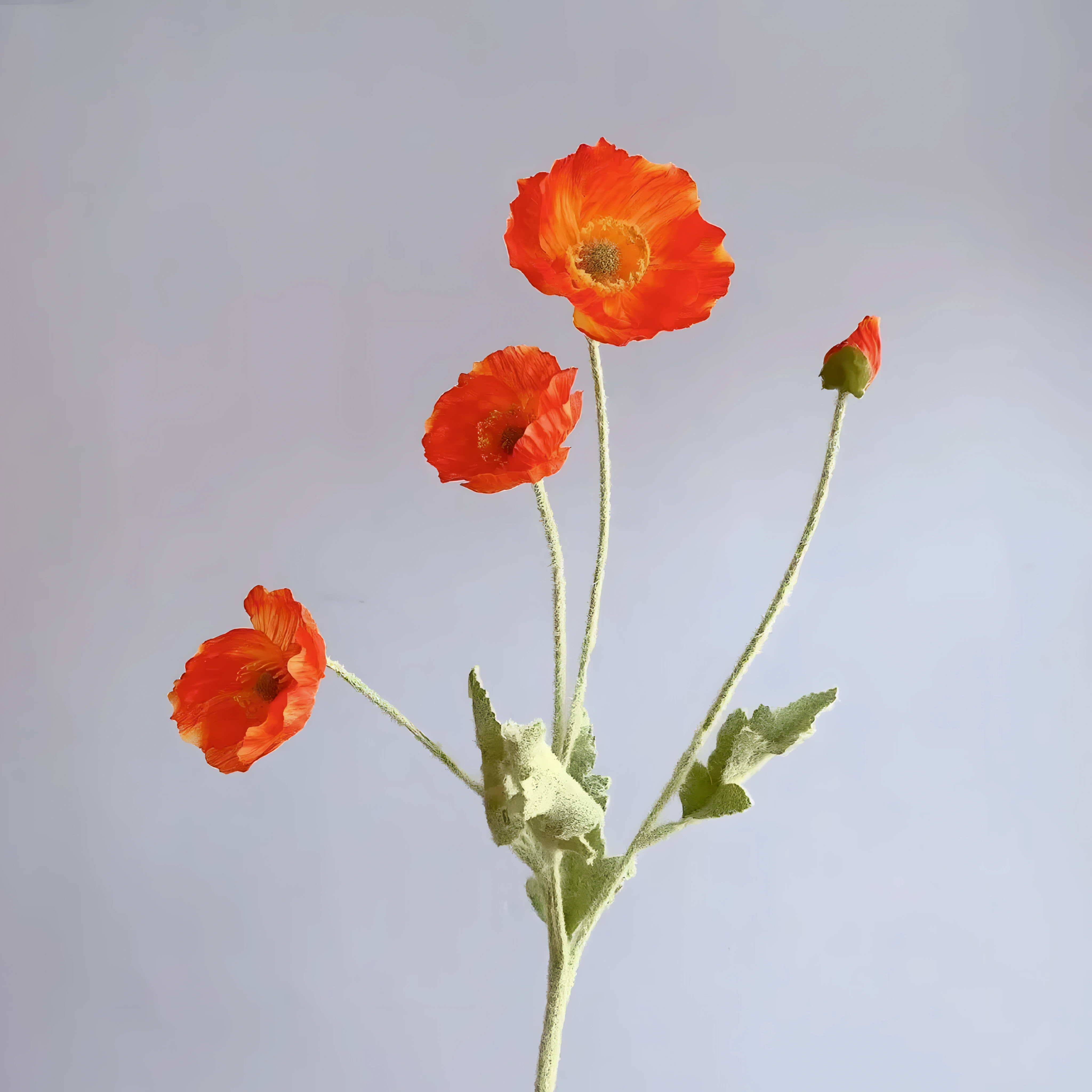 Poppy Silk Flowers