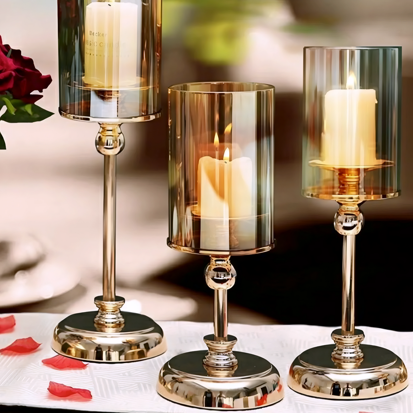 Radiant Glow Pillar Holder