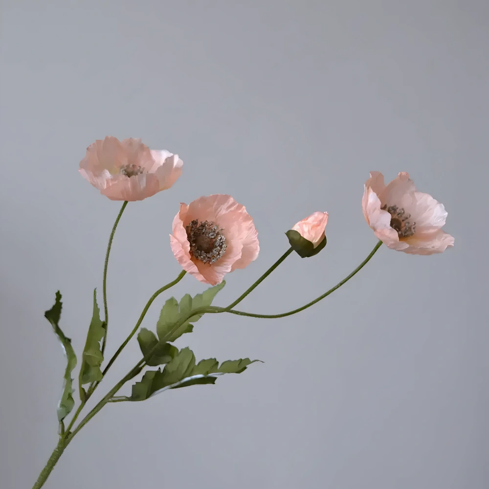 Poppy Silk Flowers