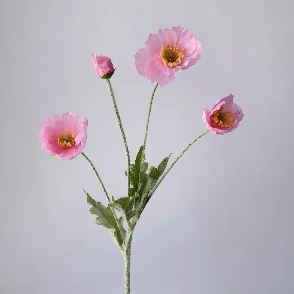 Poppy Silk Flowers