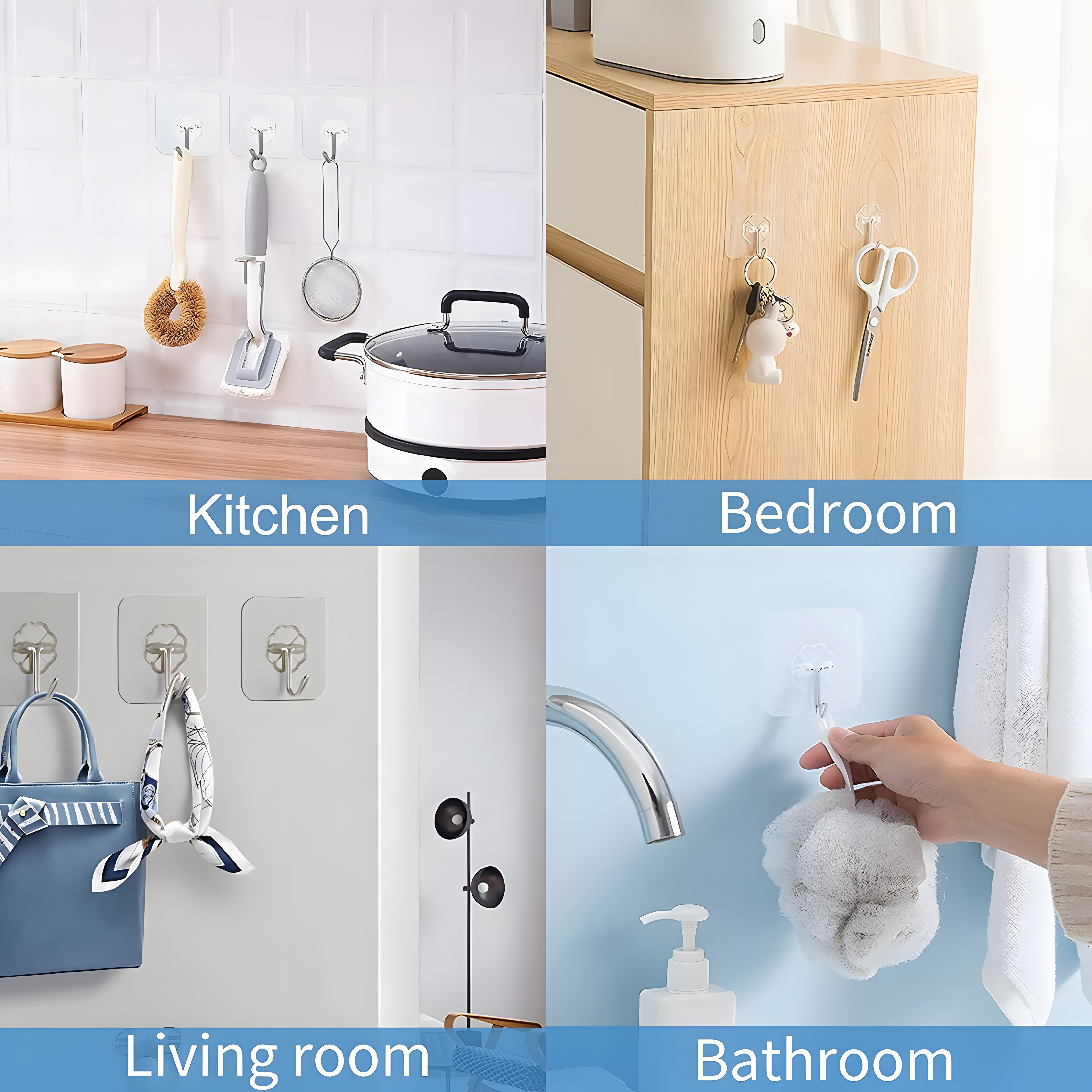 Clear Wall Hooks
