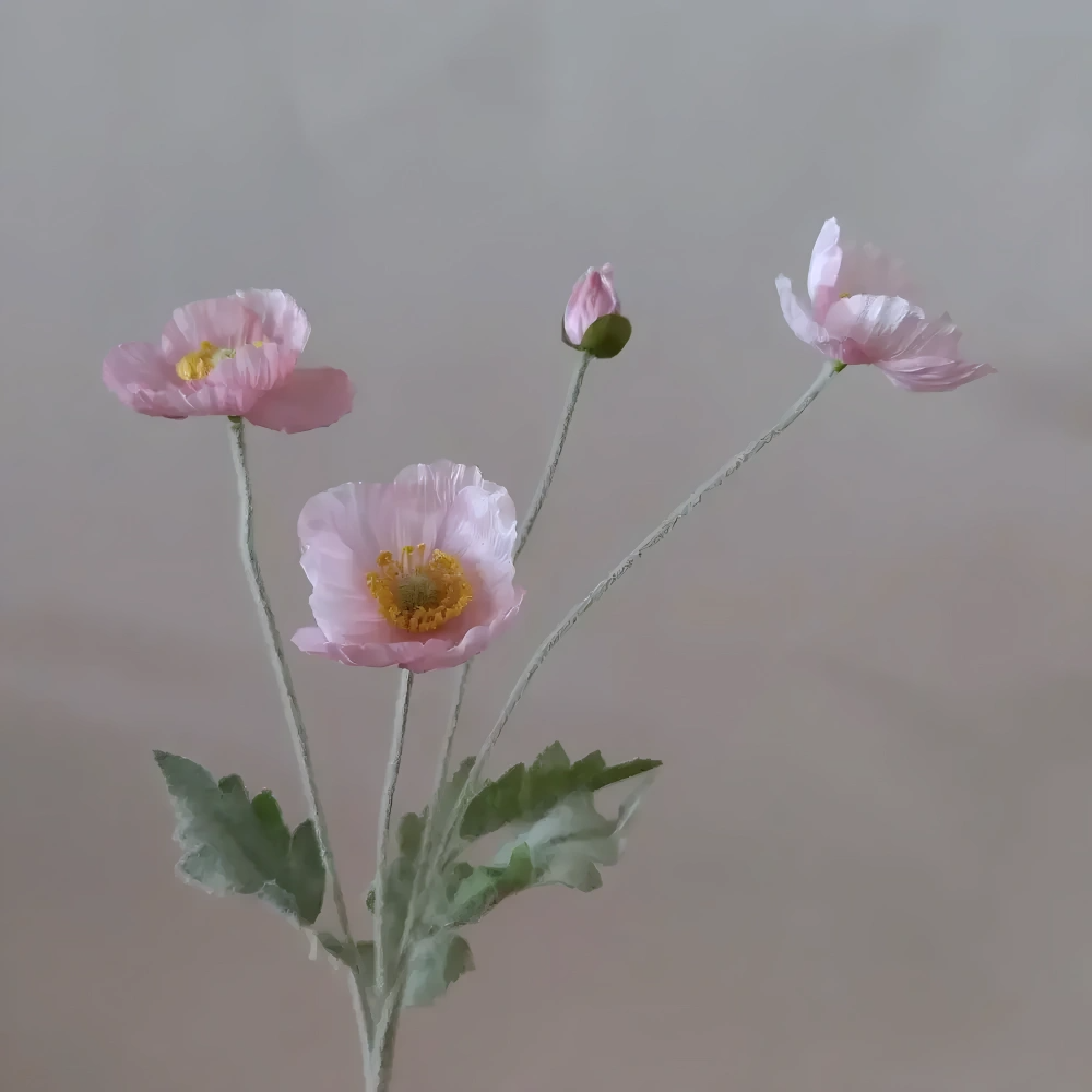 Poppy Silk Flowers