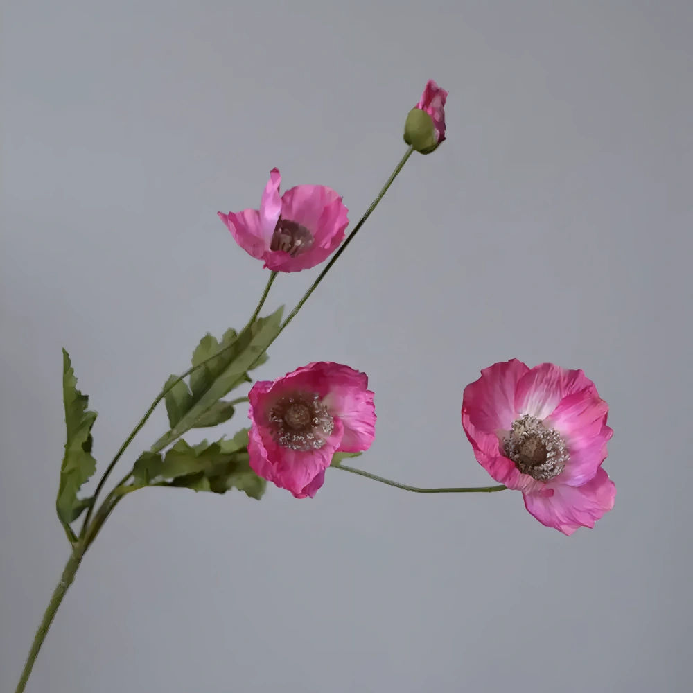 Poppy Silk Flowers