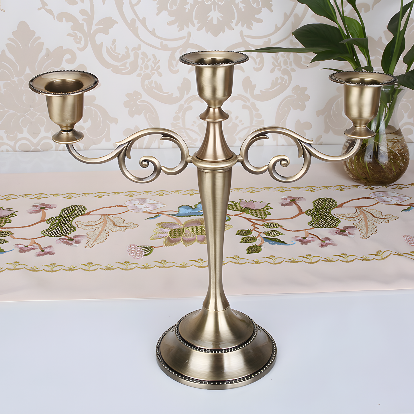 Retro Radiance Candle Stand