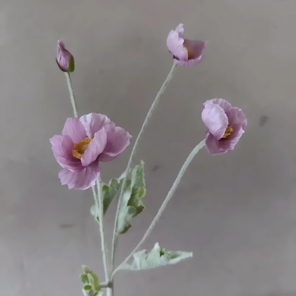 Poppy Silk Flowers