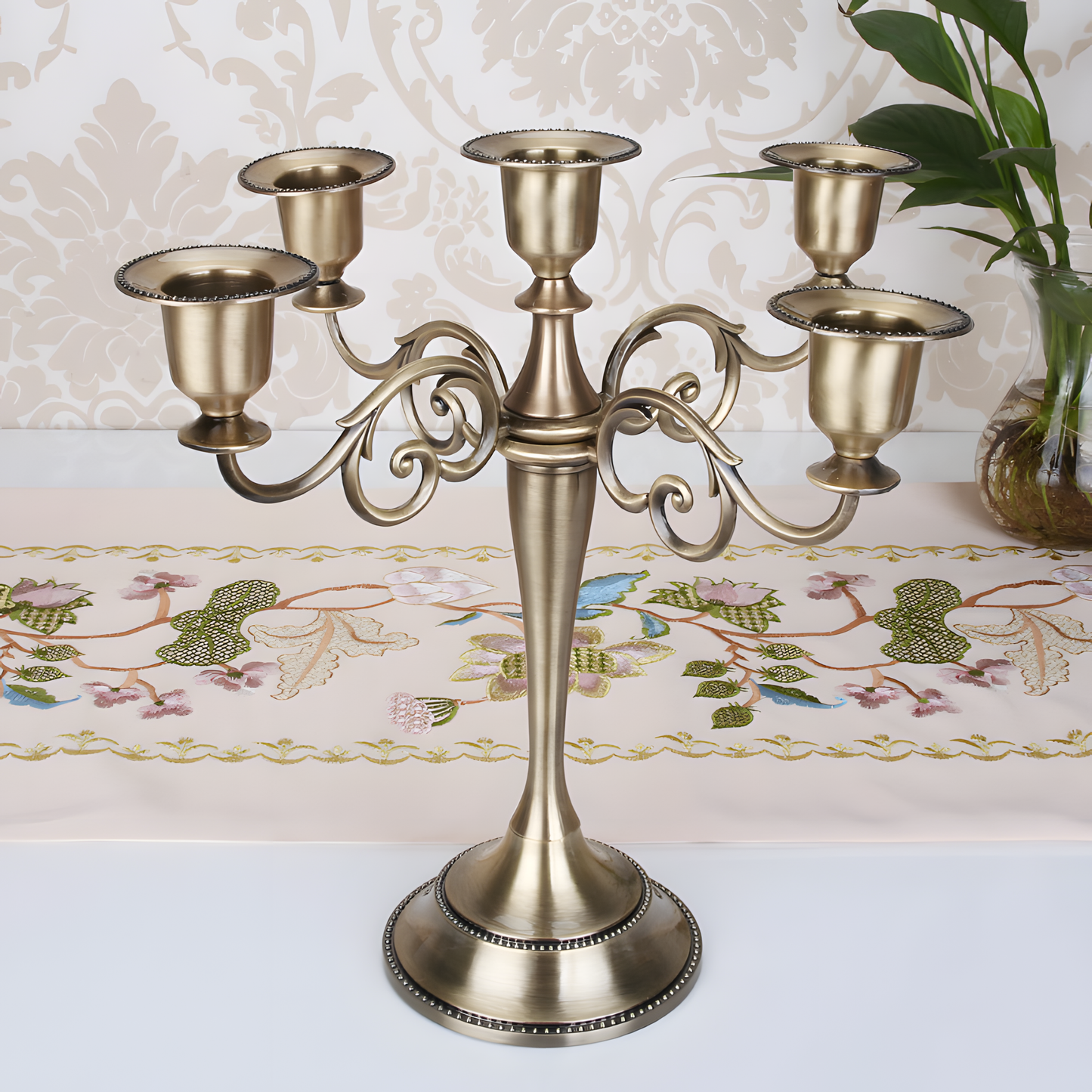 Retro Radiance Candle Stand