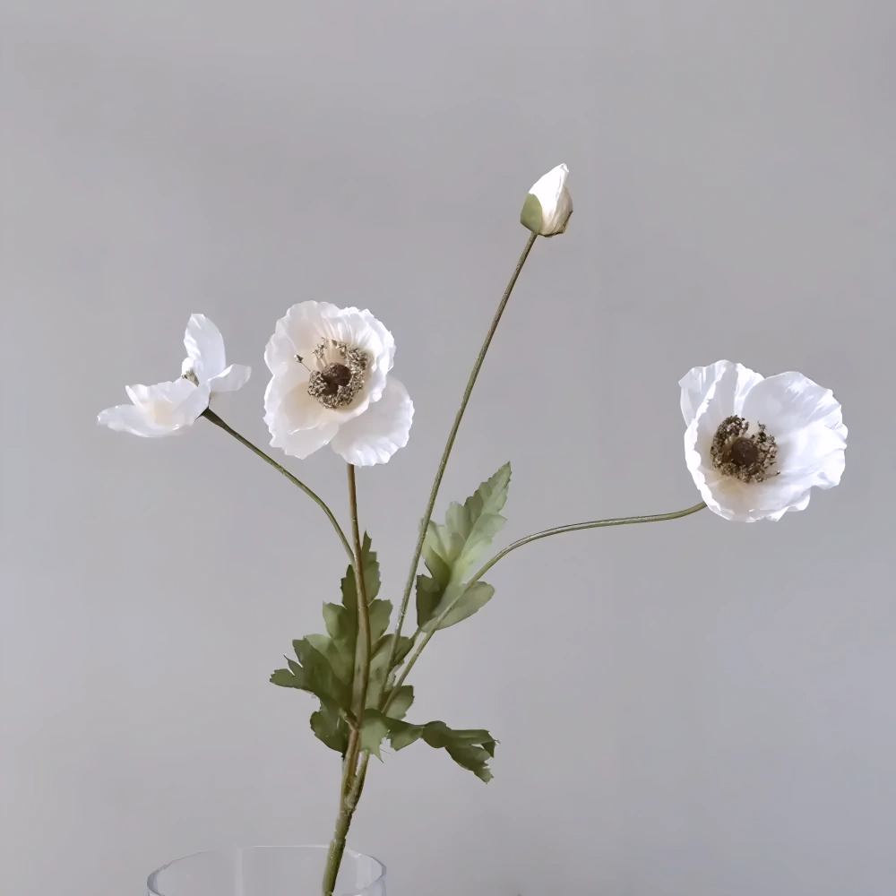 Poppy Silk Flowers